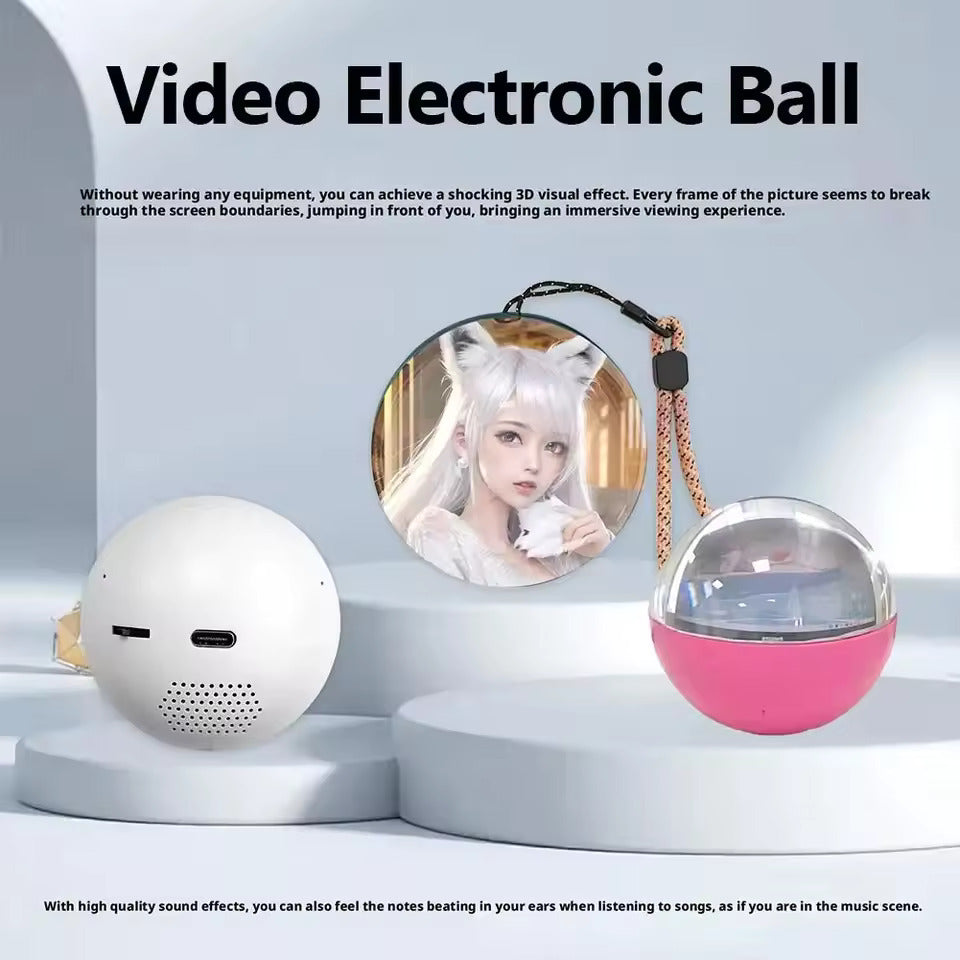 CRYSTALHUG™ Personalized Memory Crystal Ball Custom Video Orb Gift