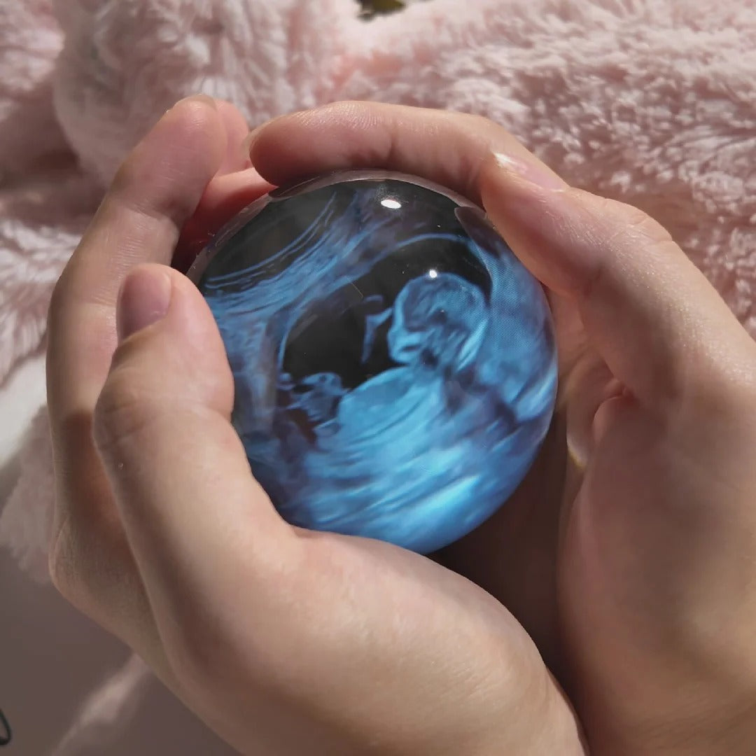 CRYSTALHUG™ Personalized Memory Crystal Ball Custom Video Orb Gift