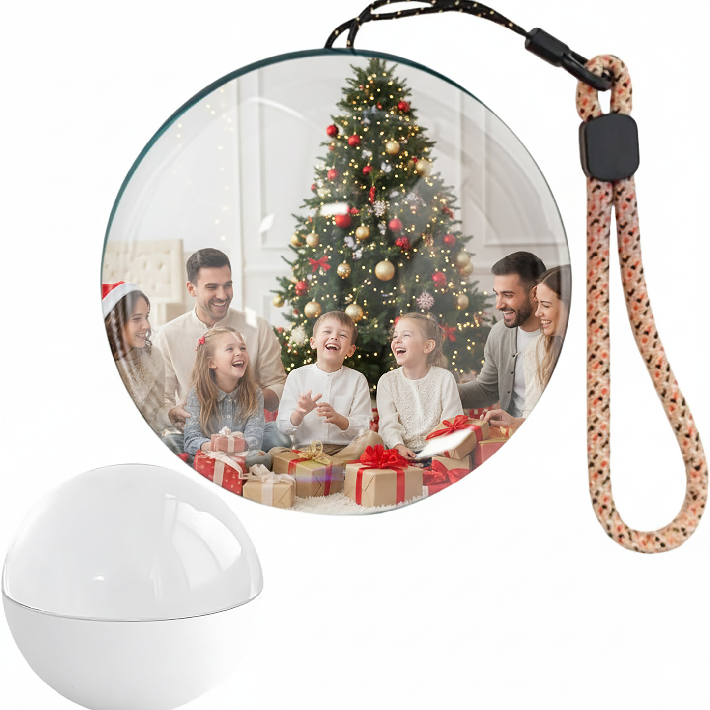 CRYSTALHUG™ Personalized Memory Crystal Ball Custom Video Orb Gift