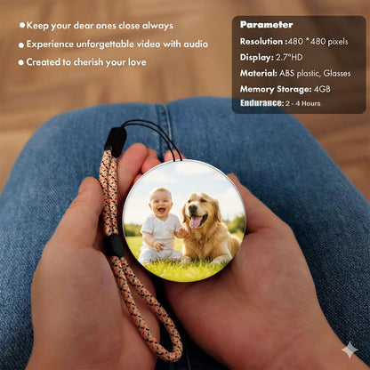 CRYSTALHUG™ Personalized Memory Crystal Ball Custom Video Orb Gift